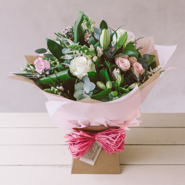 Hand Tied Bouquet in Water