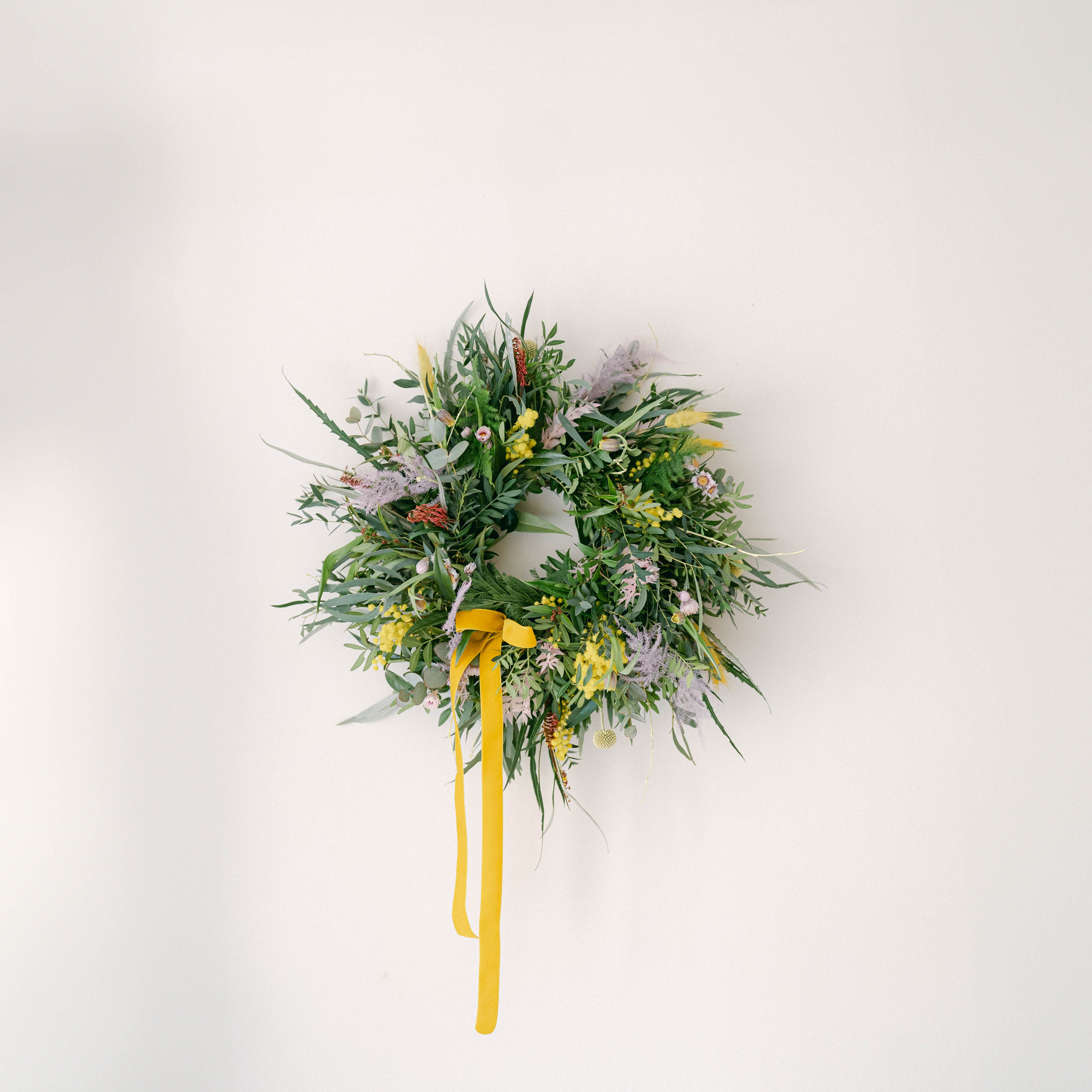DIY spring wreath