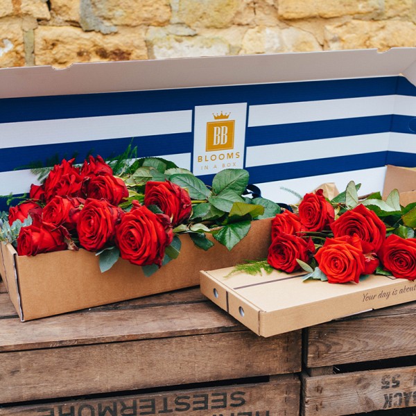 Valentine's Box of Red Roses - Image 3